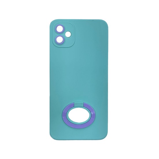 Capa de Silicone com Anel de Suporte para Samsung Galaxy A04e Verde